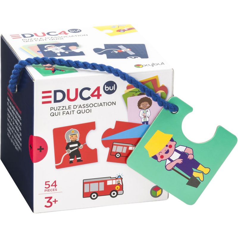 Puzzle d'association qui fait quoi ? Oxybul